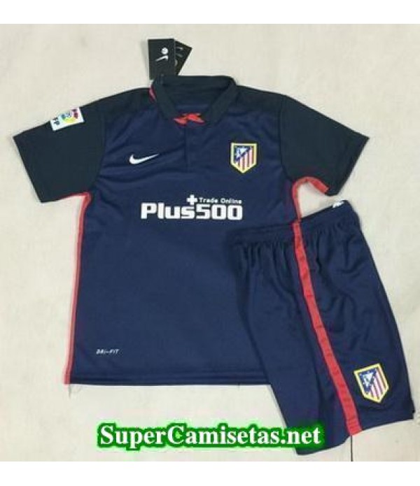Segunda Equipacion Camiseta Atletico de Madrid Ninos 2015/16