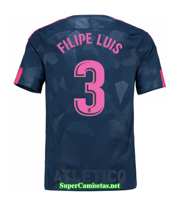 Tercera Equipacion Camiseta Atletico de Madrid FILIPE LUIS 2017/18