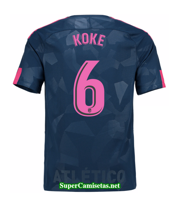 Tercera Equipacion Camiseta Atletico de Madrid Koke 2017/18