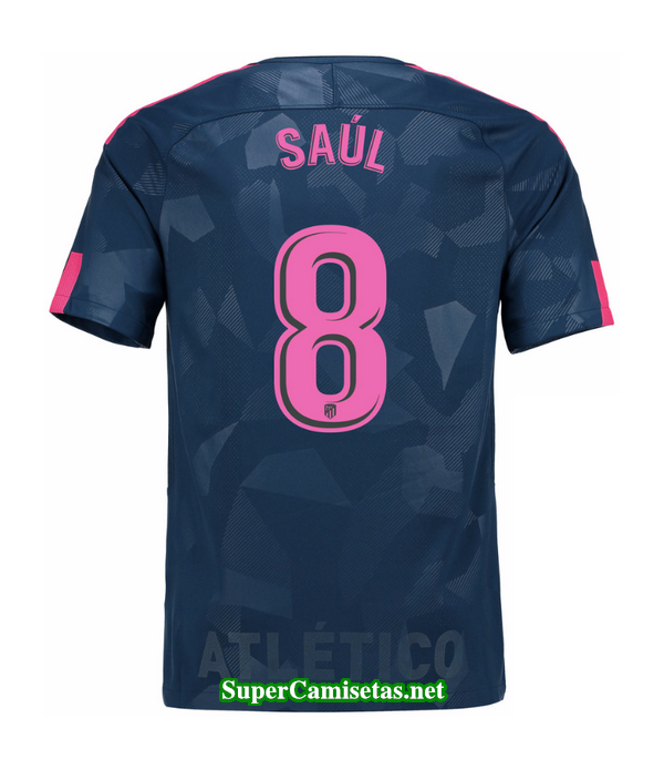 Tercera Equipacion Camiseta Atletico de Madrid Saul 2017/18