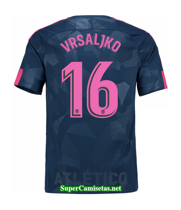 Tercera Equipacion Camiseta Atletico de Madrid Vrsaljko 2017/18