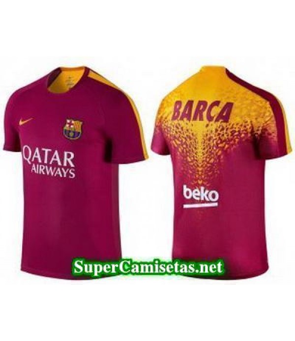 camiseta Barcelona pre-partido Rojo 2016