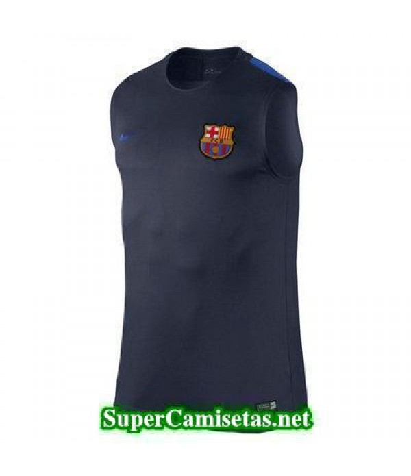 camiseta chaleco Barcelona Azul oscuro 2016 2017