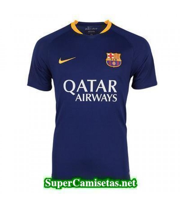 camiseta entrenamiento Barcelona azul 2015 2016