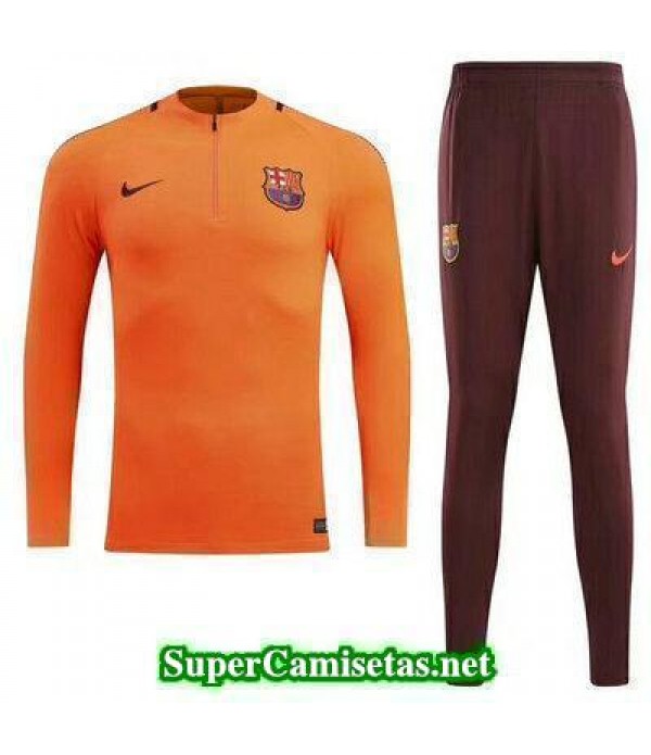 Camiseta entrenamiento Barcelona ML Amarillo 2017 2018