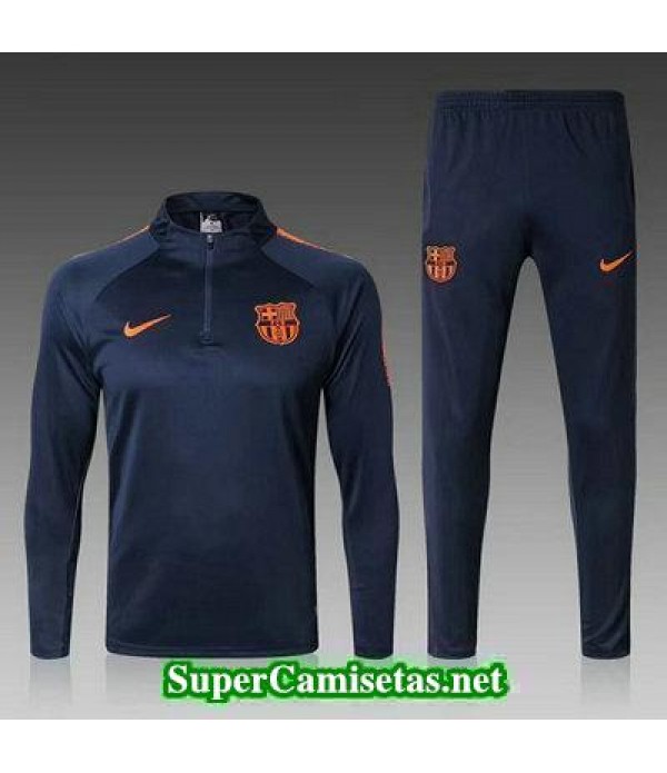 Camiseta entrenamiento Barcelona ML Azul oscuro 2018 2019