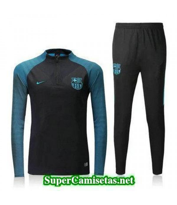 Camiseta entrenamiento Barcelona ML negro 2016 2017