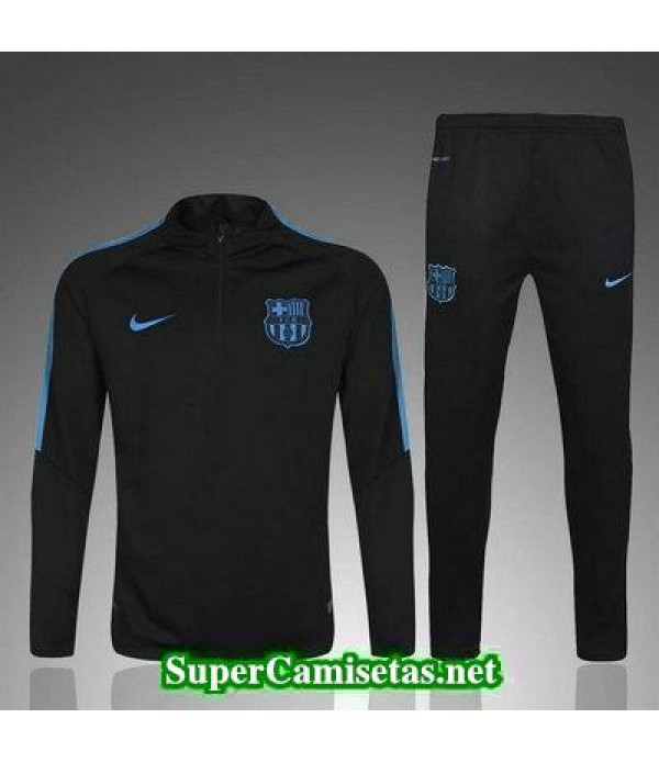 Camiseta entrenamiento Barcelona ML negro 2017 2018