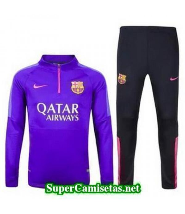 camiseta entrenamiento Barcelona ML Purpura 2016
