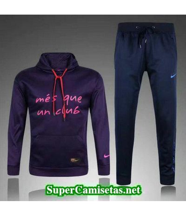 Camiseta entrenamiento Barcelona ML purpura 2017 2018