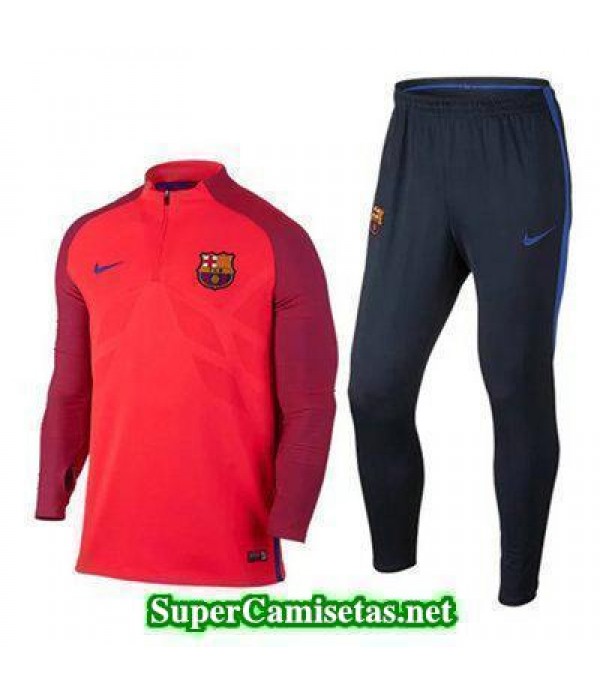Camiseta entrenamiento Barcelona ML rojo 2016 2017