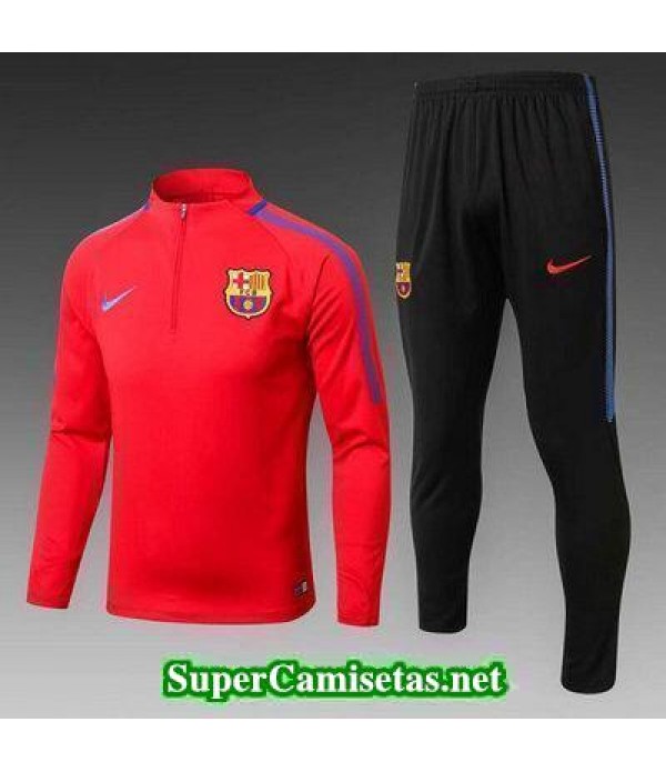 Camiseta entrenamiento Barcelona ML Rojo 2017 2018