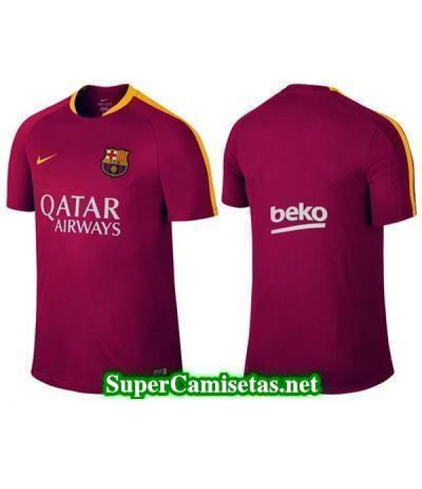 camiseta entrenamiento Barcelona Rojo 2016