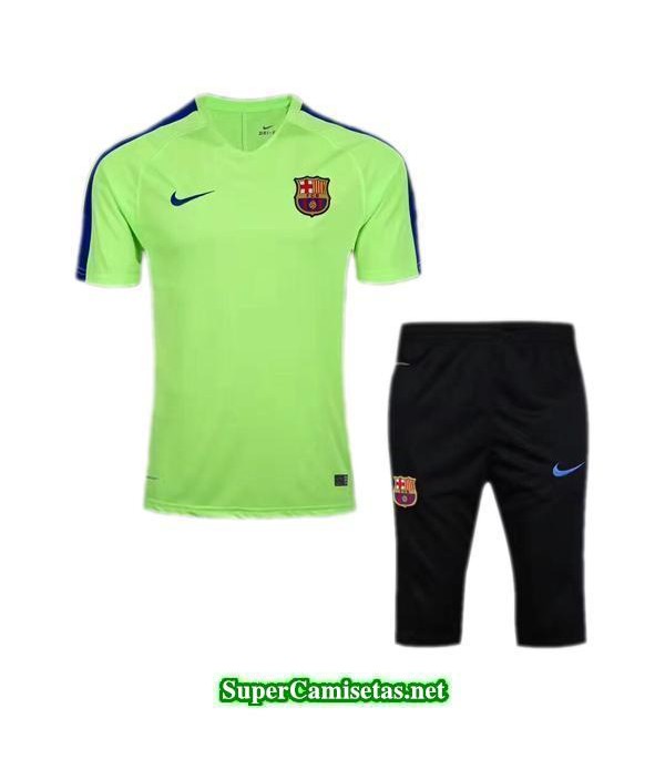 camiseta entrenamiento Barcelona verde-01 2017 2018