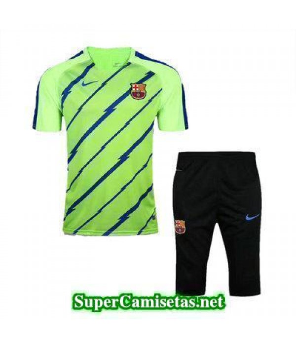 camiseta entrenamiento Barcelona verde-02 2017 2018