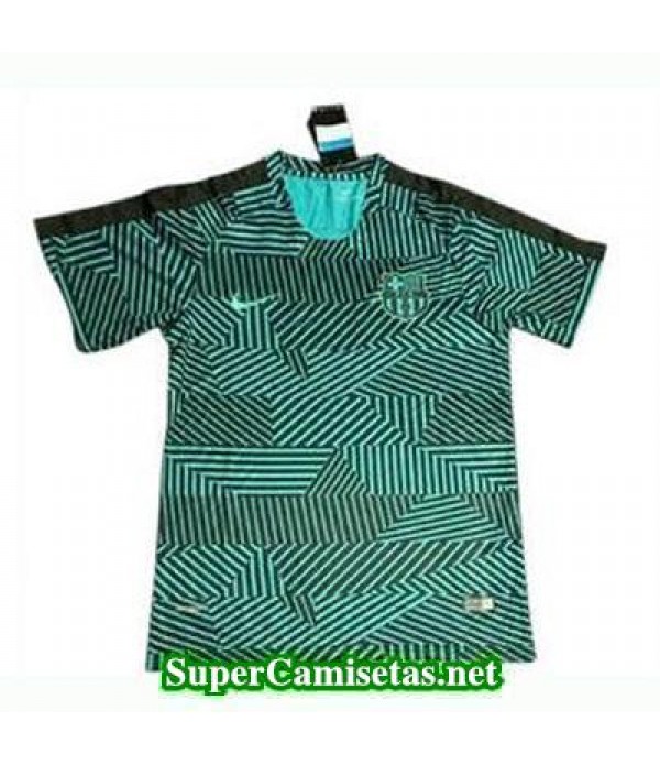 camiseta entrenamiento Barcelona verde 2017 2018