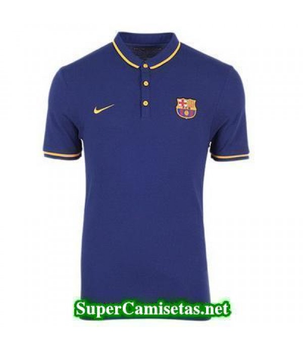 Camiseta polo Barcelona Azul 2016