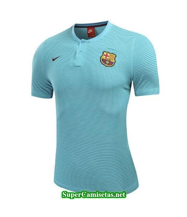 Camiseta polo Barcelona Azul claro 2017 2018