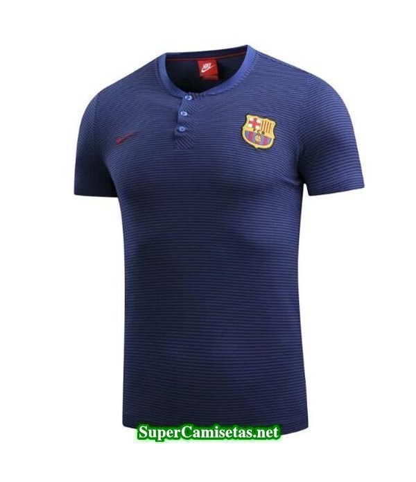 Camiseta polo Barcelona Azul oscuro 2017 2018