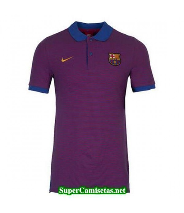 Camiseta polo Barcelona purpura 2016 2017