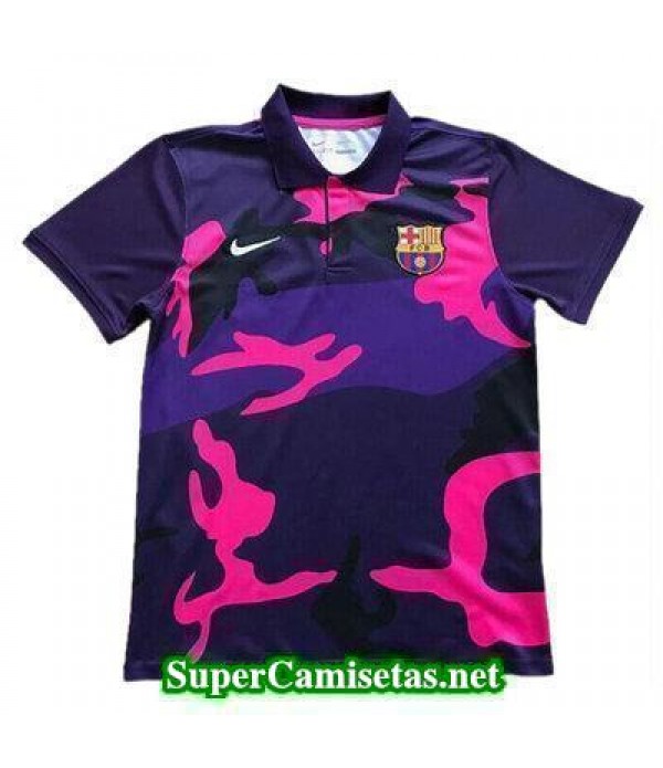 Camiseta polo Barcelona purpura 2017 2018