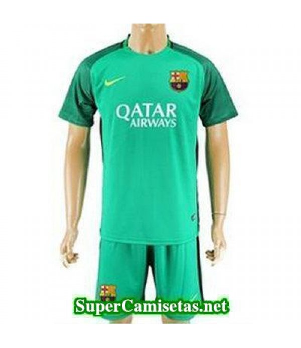 Portero Equipacion Camiseta Barcelona verde 2016/17