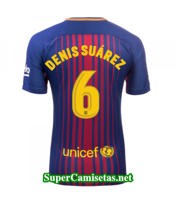Primera Equipacion Camiseta Barcelona Denis Suarez 2017/18