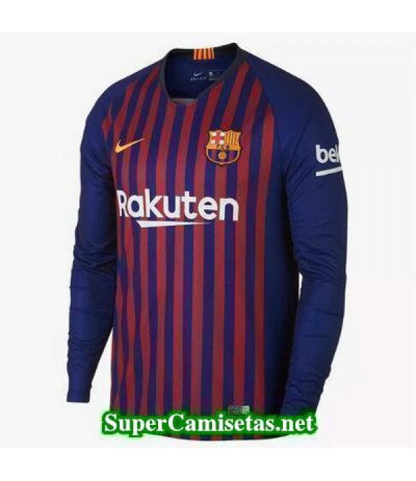 Primera Equipacion Camiseta Barcelona Manga Larga 2018/19