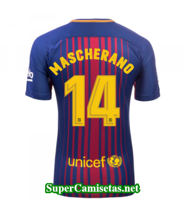 Primera Equipacion Camiseta Barcelona Mascherano 2017/18