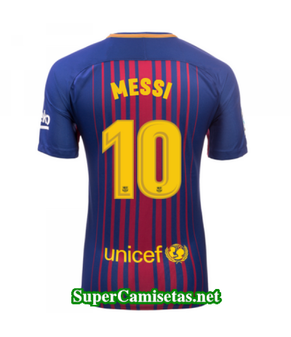 Primera Equipacion Camiseta Barcelona Messi 2017/18