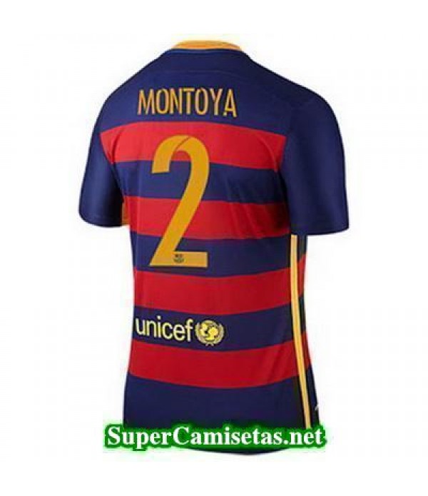 Primera Equipacion Camiseta Barcelona Montoya 2015/16