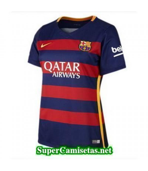 Primera Equipacion Camiseta Barcelona Mujer 2015/16