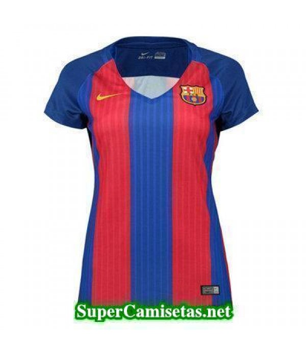 Primera Equipacion Camiseta Barcelona Mujer 2016/17