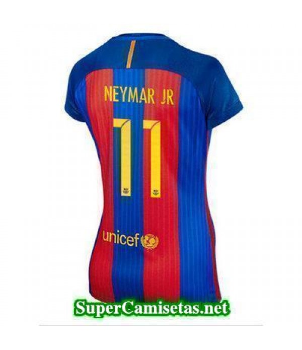 Primera Equipacion Camiseta Barcelona Mujer Neymar Jr 2016/17