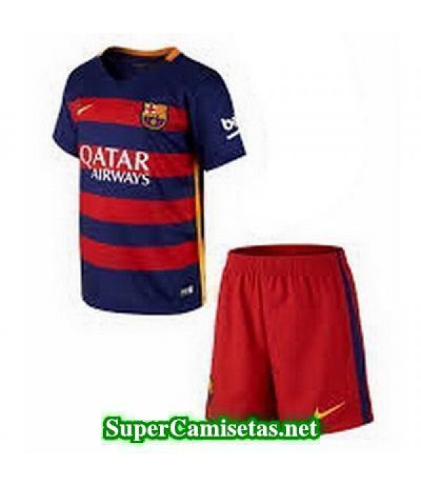 Primera Equipacion Camiseta Barcelona Ninos 2015/16