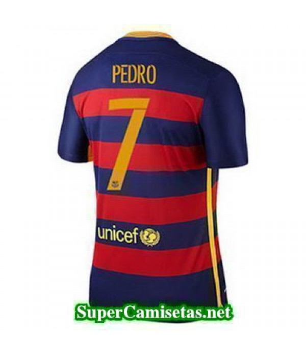 Primera Equipacion Camiseta Barcelona Pedro 2015/16