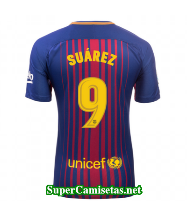Primera Equipacion Camiseta Barcelona Suarez 2017/18