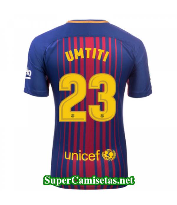 Primera Equipacion Camiseta Barcelona Umtiti 2017/18