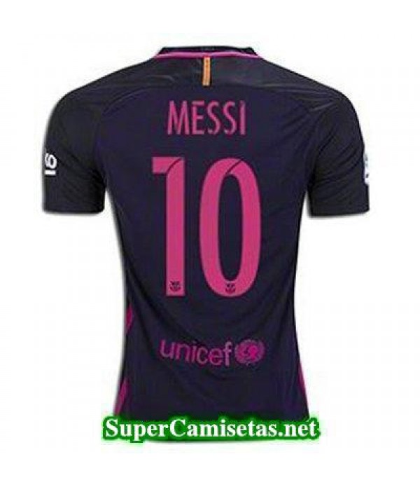 Segunda Equipacion Camiseta Barcelona Messi 2016/17