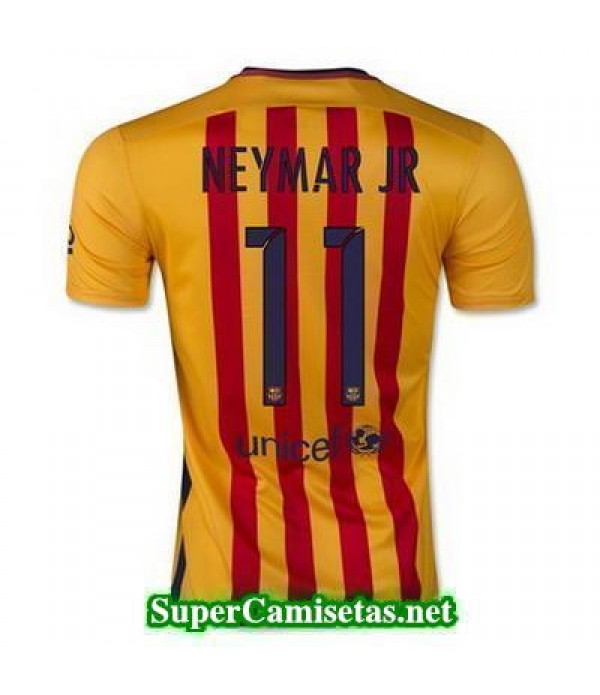 Segunda Equipacion Camiseta Barcelona Neymar Jr 2015/16