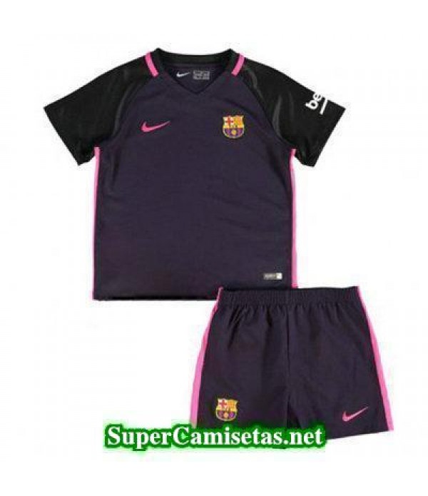 Segunda Equipacion Camiseta Barcelona Ninos 2016/17