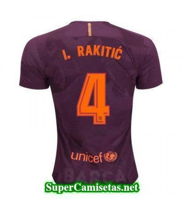 Tercera Equipacion Camiseta Barcelona I Rakitic 2017/18