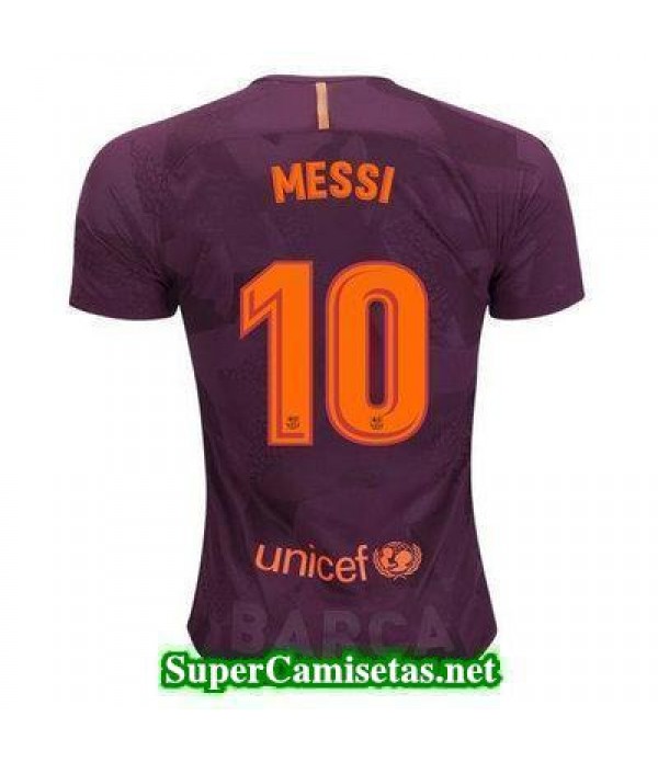 Tercera Equipacion Camiseta Barcelona Messi 2017/18