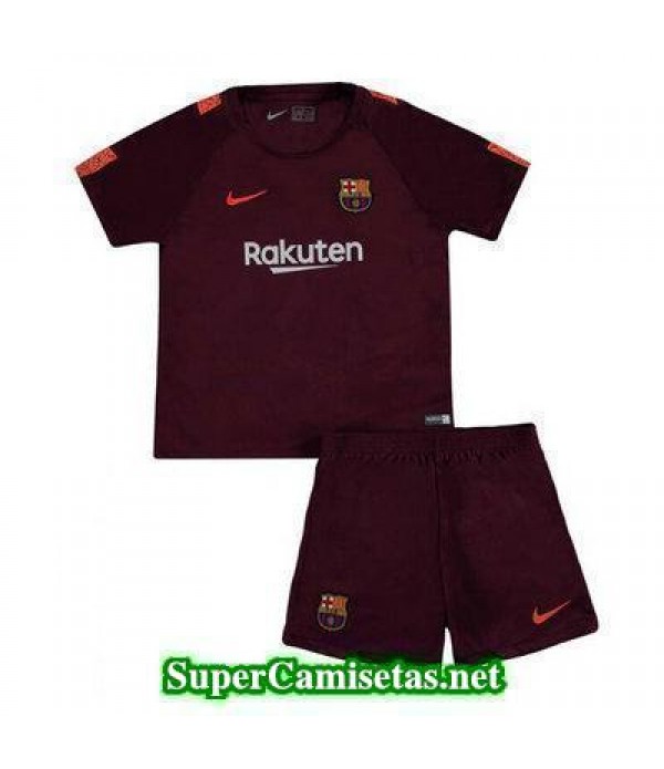Tercera Equipacion Camiseta Barcelona Ninos 2017/18