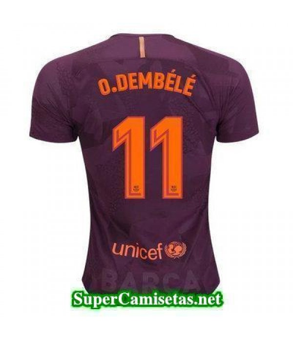 Tercera Equipacion Camiseta Barcelona O Dembele 2017/18