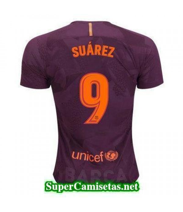 Tercera Equipacion Camiseta Barcelona Suarez 2017/18