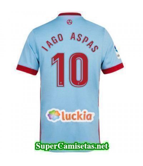Primera Equipacion Camiseta Celta de Vigo IAGO ASPAS 2017/18