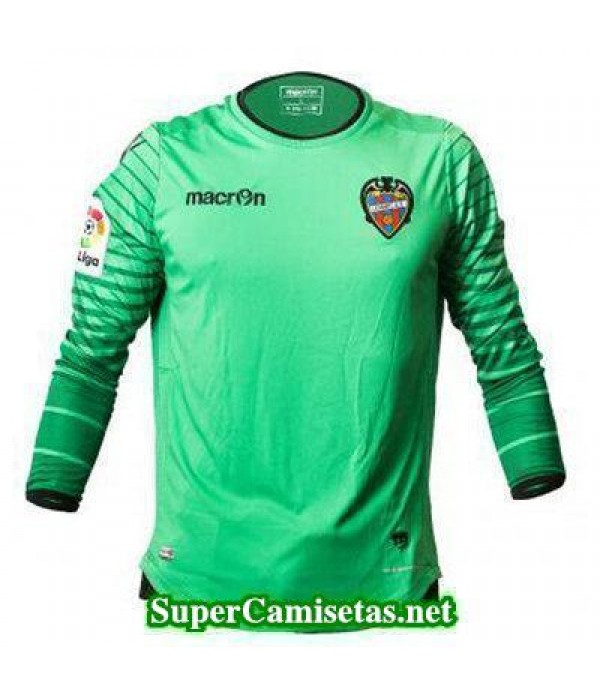 Portero Equipacion Camiseta Levante Manga Larga verde 2016/17