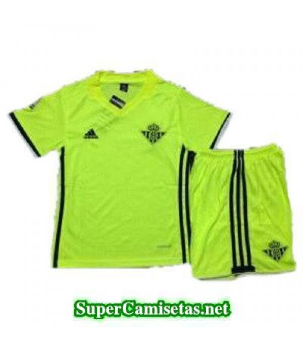 Tercera Equipacion Camiseta Real Betis Ninos 2016/17