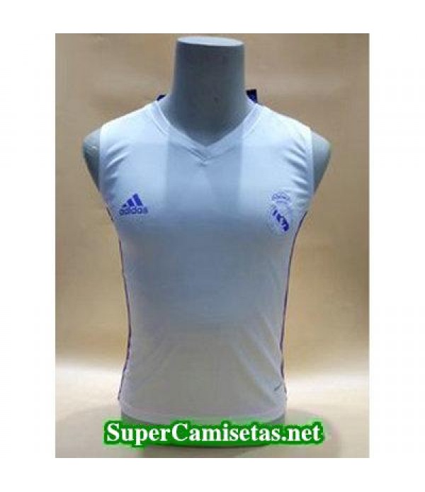 camiseta chaleco Real Madrid Blanco-02 2017 2018